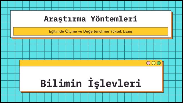 Bilimin İşlevleri