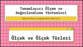 Ölçek ve Ölçek Türleri