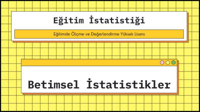 betimsel istatistikler