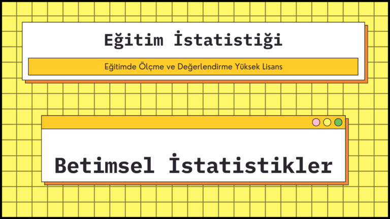 betimsel istatistikler