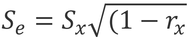 ölçmenin standart hatası