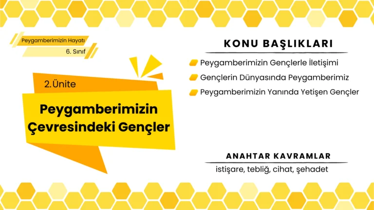 PEY0602SUN-Peygamberimizin Çevresindeki Gençler