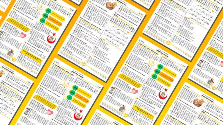 7. Sınıf Din Kültürü ve Ahlak Bilgisi 3. Ünite Özeti Ahlaki Davranışlar