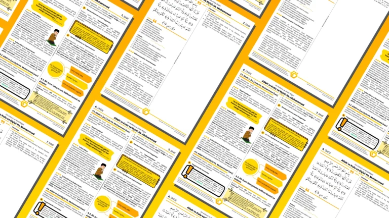 7. Sınıf Din Kültürü ve Ahlak Bilgisi 4. Ünite Özeti Allah'ın Kulu ve Elçisi Hz. Muhammed