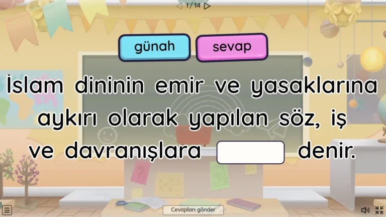 Günlük Hayattaki Dinî İfadeler – Boşluk Doldurma