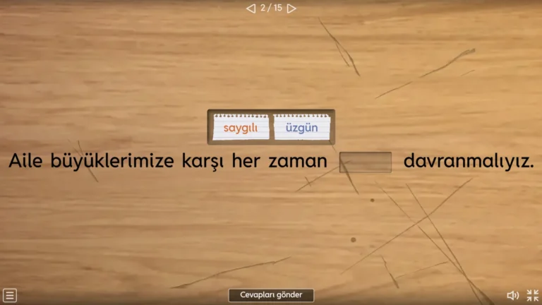 Güzel Ahlak – Boşluk Doldurma