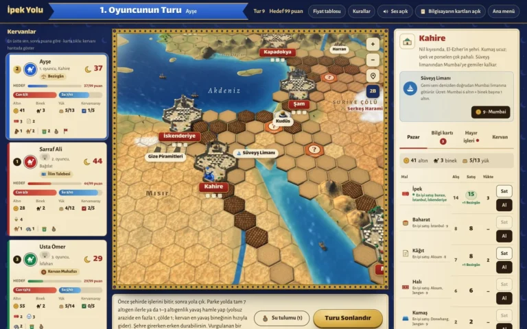 İpek Yolu Eğitsel Strateji Oyunu