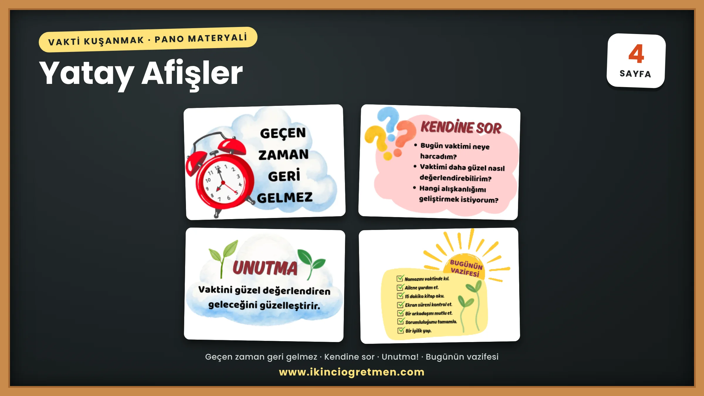 vakti kuşanmak yatay afiş